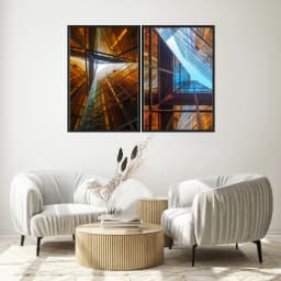 Kit Quadros Decorativos Prédio Moderno