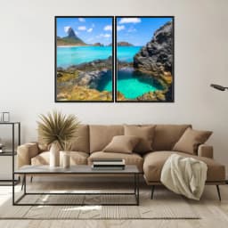 Kit Quadros Decorativos Fernando De Noronha