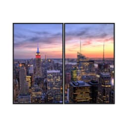 Kit Quadros Decorativos Midtown Nova York