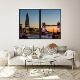 Kit Quadros Decorativos Tower Bridge Londres