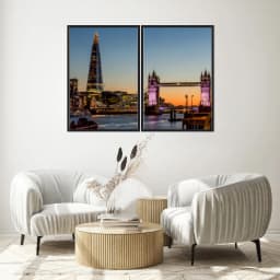 Kit Quadros Decorativos Tower Bridge Londres