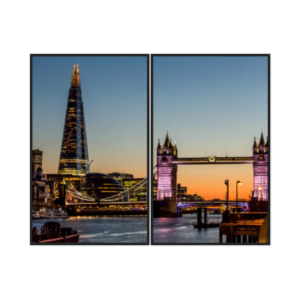 Kit Quadros Decorativos Tower Bridge Londres