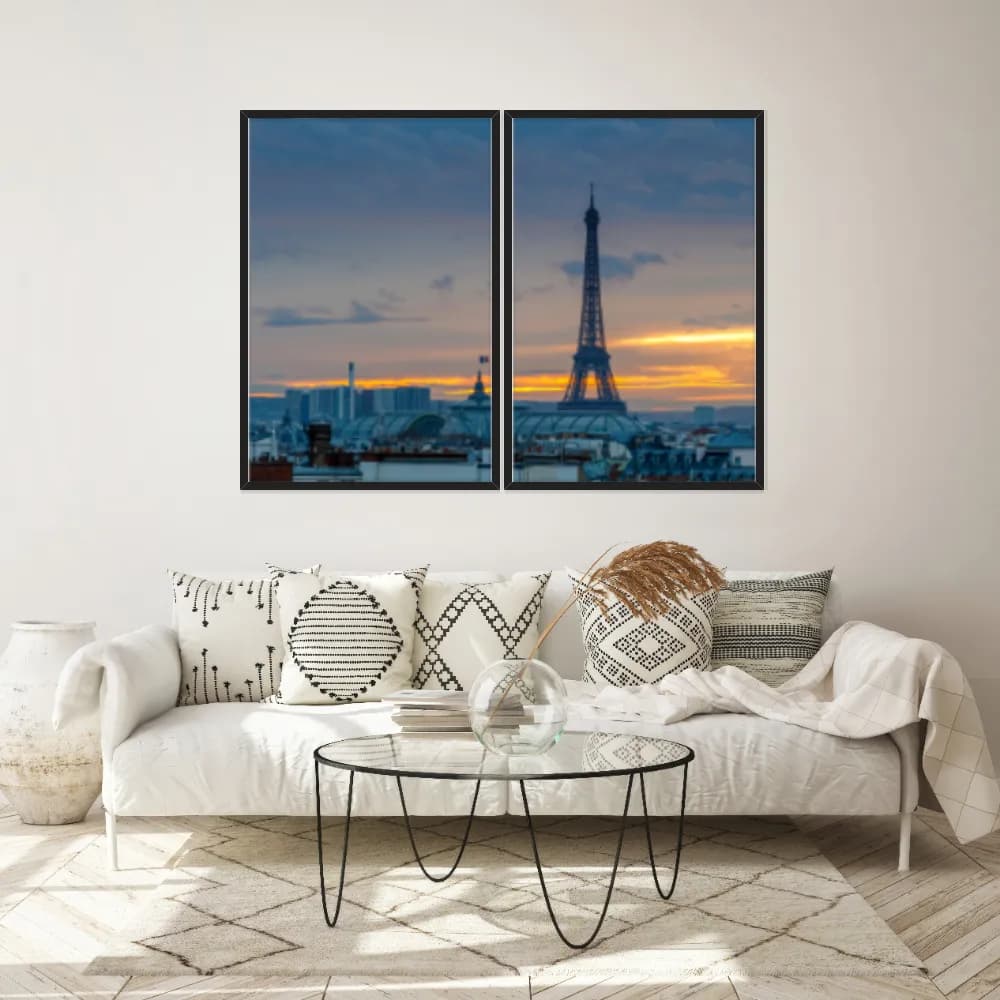 Kit Quadros Decorativos Torre Eiffel