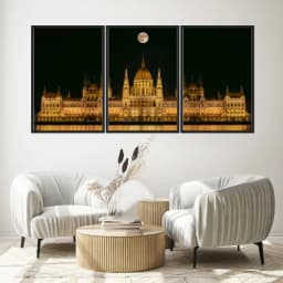 Kit Quadros Decorativos Parlamento Budapeste