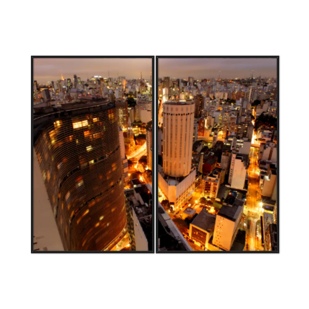 Kit Quadros Decorativos Predios De Sao Paulo