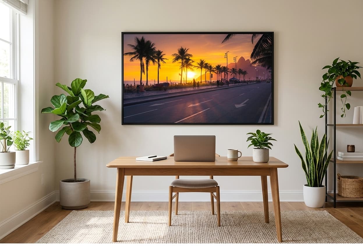 Quadro Decorativo Ipanema Rio De Janeiro