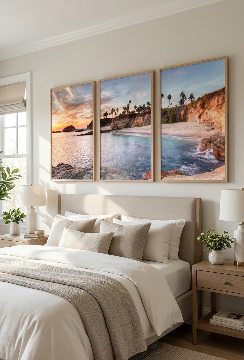 Kit Quadros Decorativos Mar