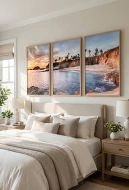 Kit Quadros Decorativos Mar
