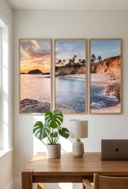 Kit Quadros Decorativos Mar