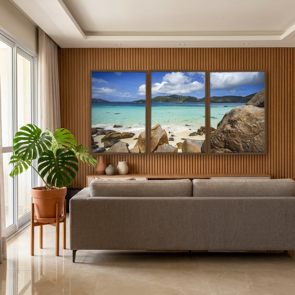 Kit Quadros Decorativos Praia