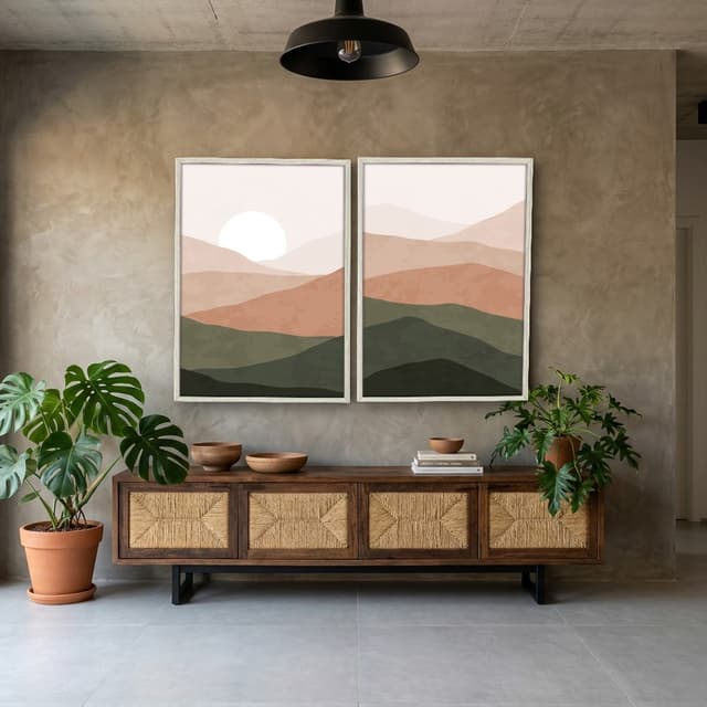 Kit Quadros Decorativos Montanha