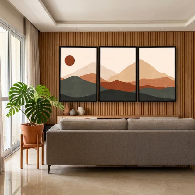 Kit Quadros Decorativos Montanha