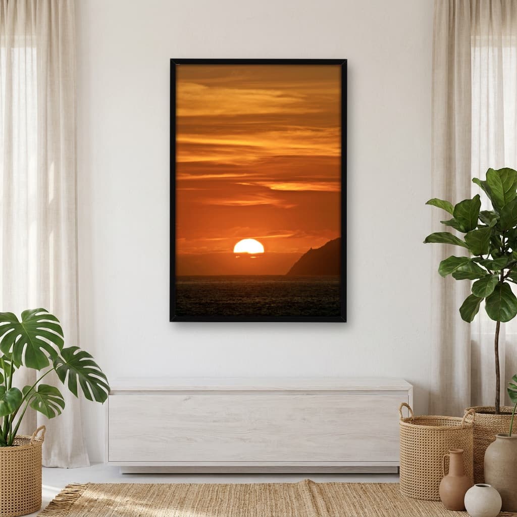 Quadro Decorativo Pôr Do Sol