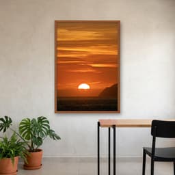 Quadro Decorativo Pôr Do Sol