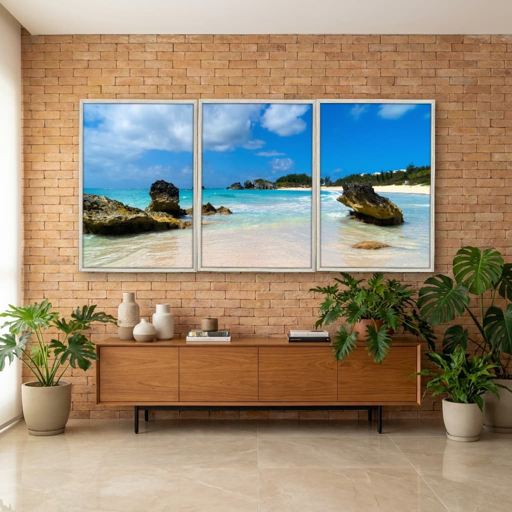 Kit Quadros Decorativos Praia