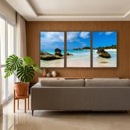 Kit Quadros Decorativos Praia