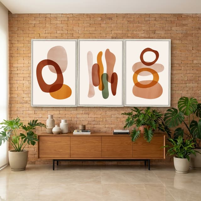 Kit Quadros Decorativos Geométrico