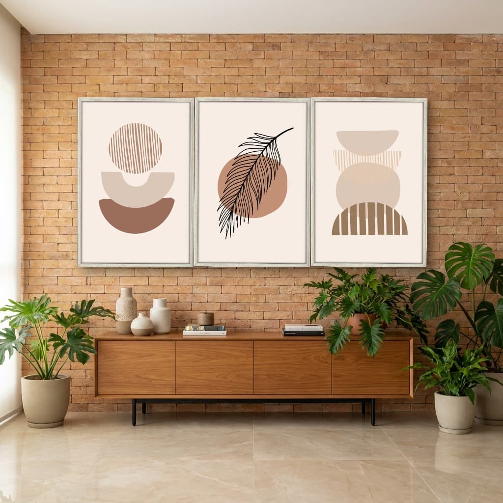 Kit Quadros Decorativos Boho