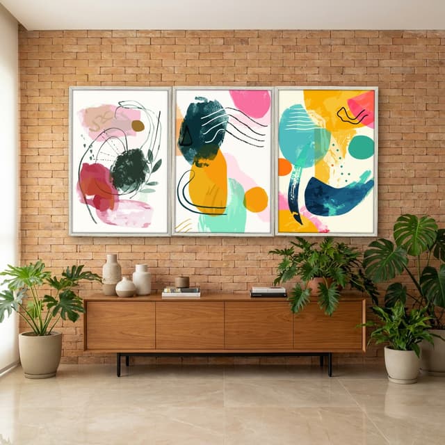 Kit Quadros Decorativos Minimalista