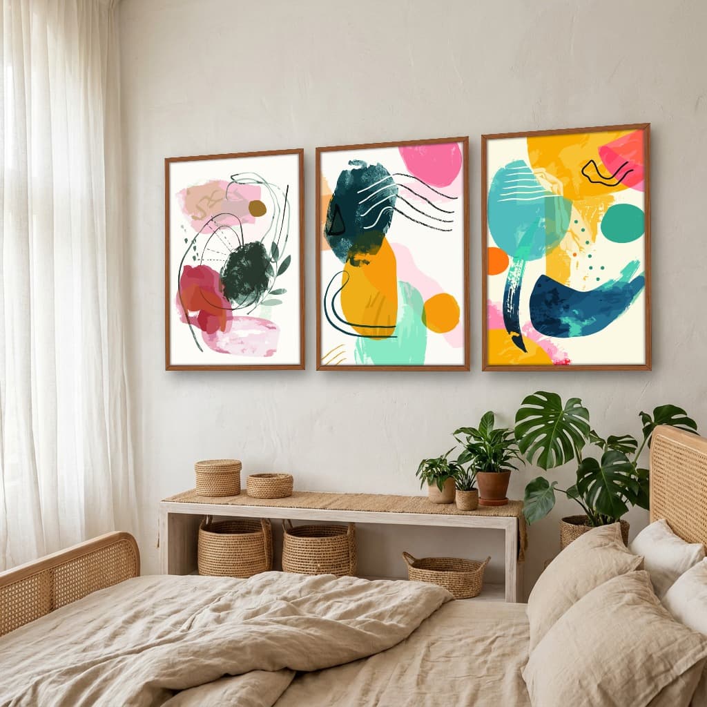 Kit Quadros Decorativos Minimalista