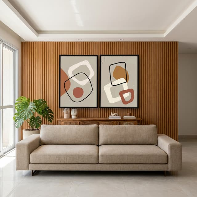 Kit Quadros Decorativos Minimalista