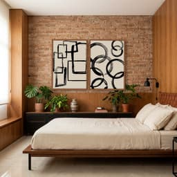 Kit Quadros Decorativos Minimalista