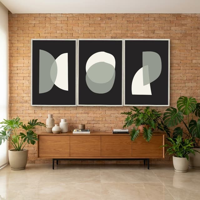 Kit Quadros Decorativos Orgânico