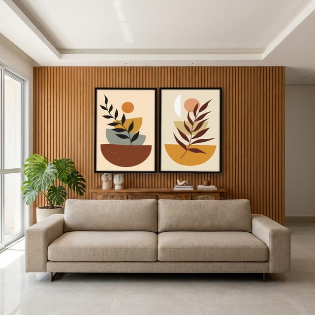 Kit Quadros Decorativos Tropical
