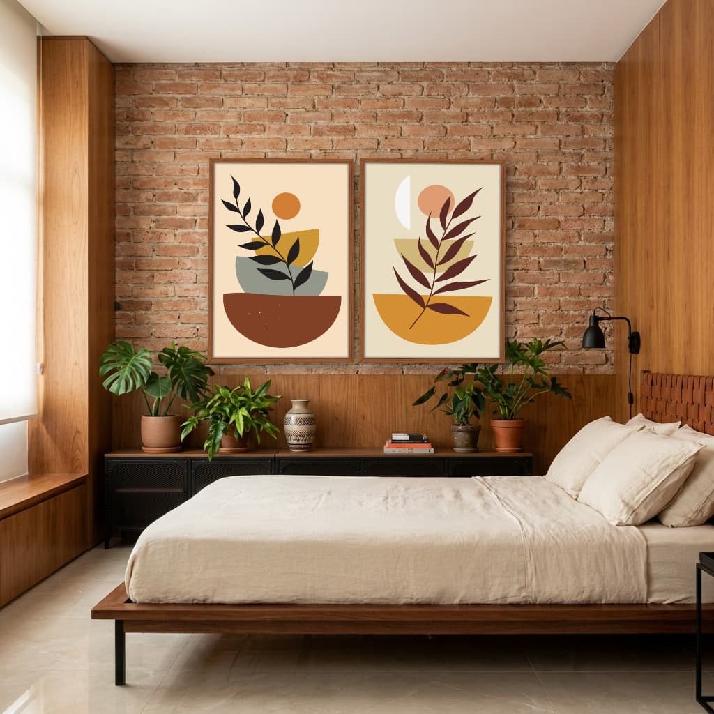 Kit Quadros Decorativos Tropical