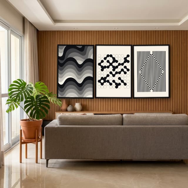 Kit Quadros Decorativos Minimalista