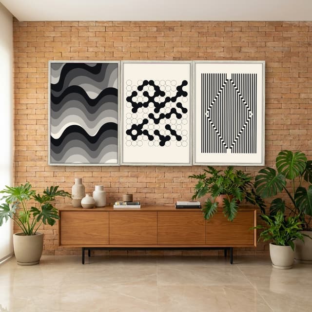 Kit Quadros Decorativos Minimalista