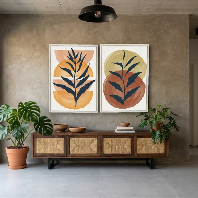 Kit Quadros Decorativos Tropical