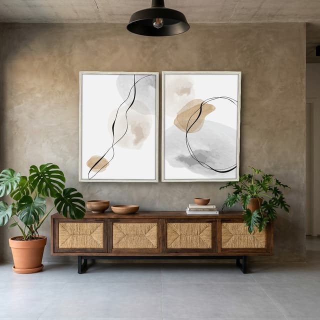 Kit Quadros Decorativos Minimalista