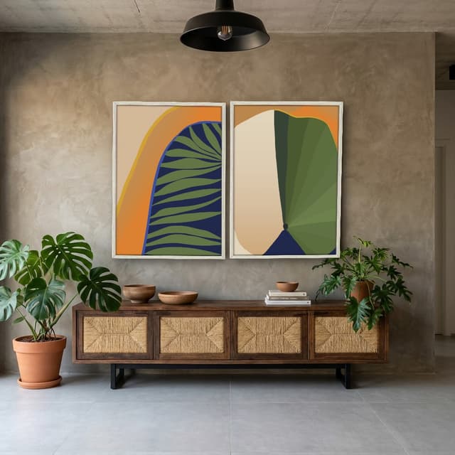 Kit Quadros Decorativos Tropical