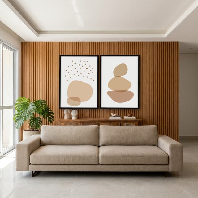 Kit Quadros Decorativos Orgânico