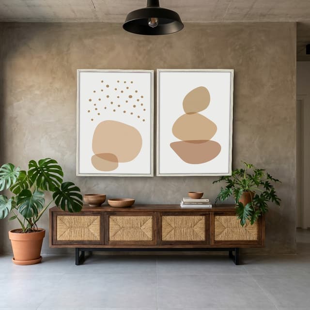 Kit Quadros Decorativos Orgânico