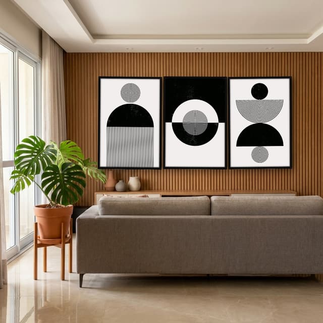Kit Quadros Decorativos Geométrico