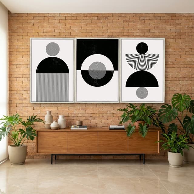 Kit Quadros Decorativos Geométrico
