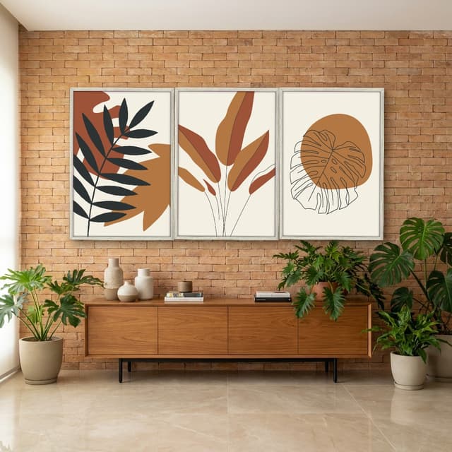 Kit Quadros Decorativos Tropical