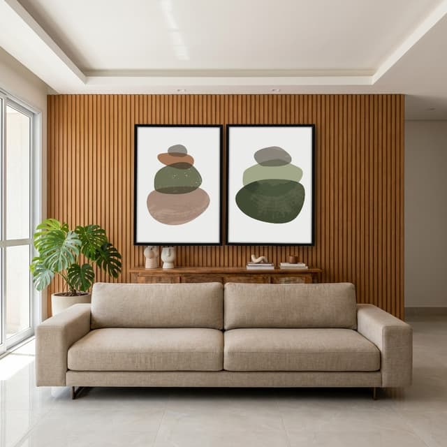 Kit Quadros Decorativos Orgânico