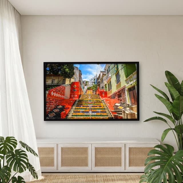 Quadro Decorativo Escadaria Selaron Rio De Janeiro