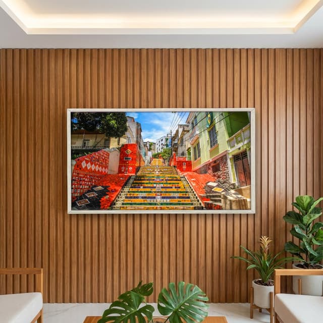 Quadro Decorativo Escadaria Selaron Rio De Janeiro
