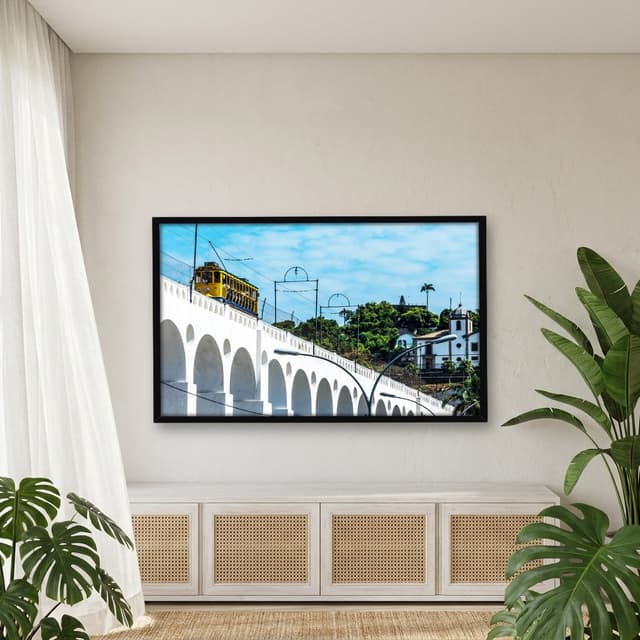 Quadro Decorativo Trem Lapario Rio De Janeiro