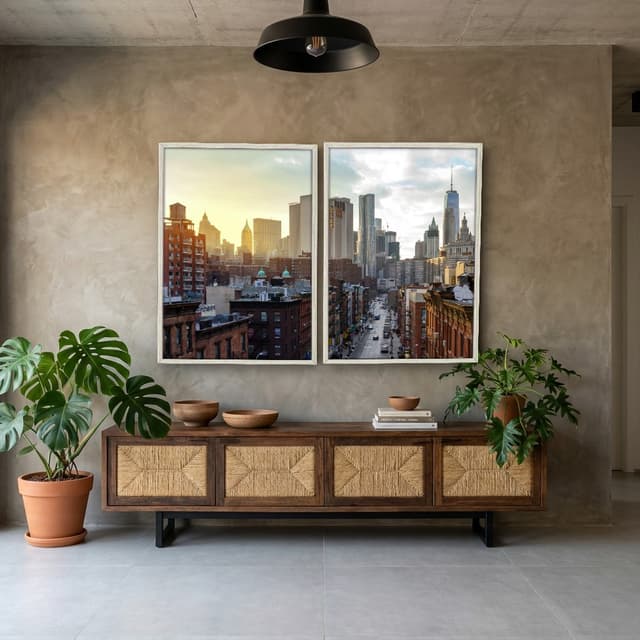 Kit Quadros Decorativos Manhattan Nova York