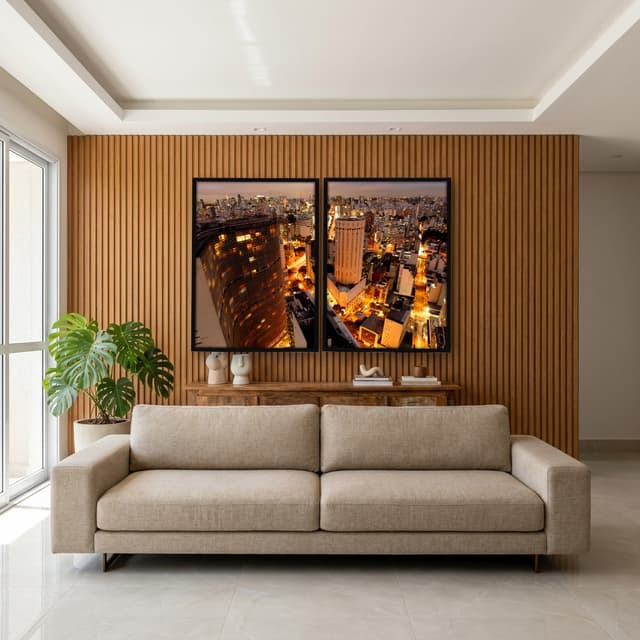 Kit Quadros Decorativos Predios De Sao Paulo