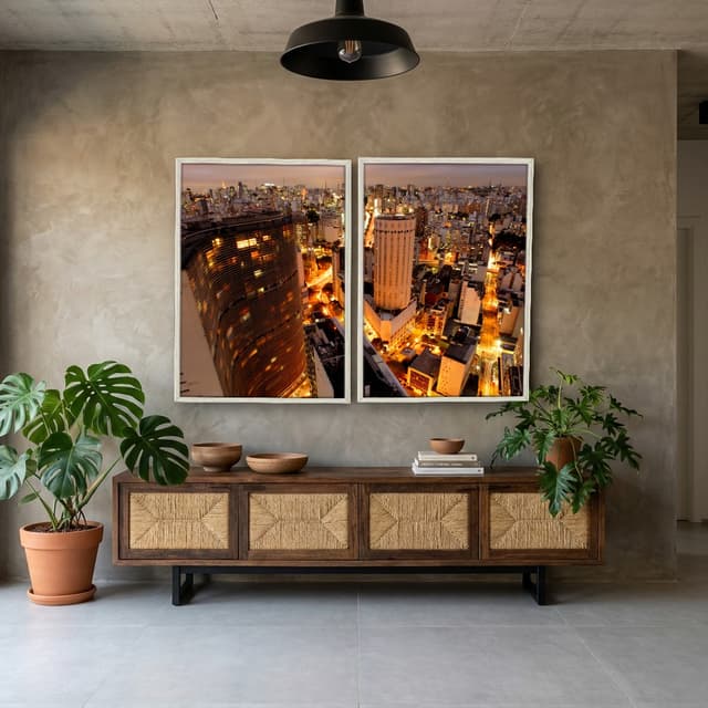 Kit Quadros Decorativos Predios De Sao Paulo