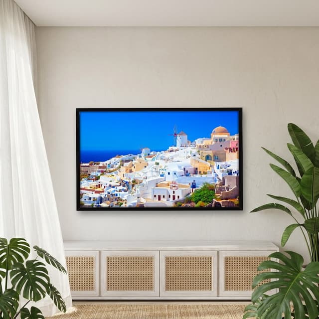 Quadro Decorativo Ilha De Santorini Grecia