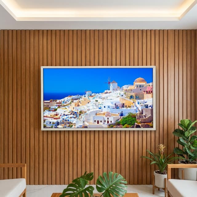 Quadro Decorativo Ilha De Santorini Grecia