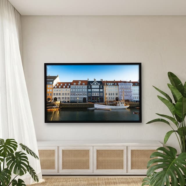 Quadro Decorativo Casas Coloridas Dinamarca