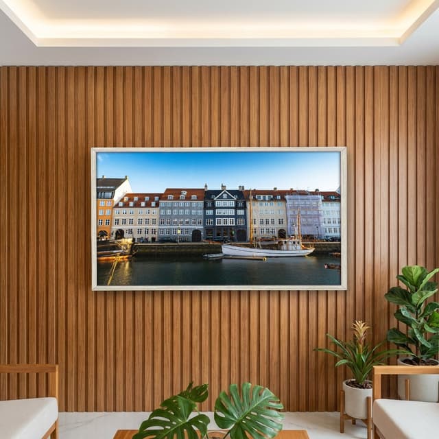 Quadro Decorativo Casas Coloridas Dinamarca